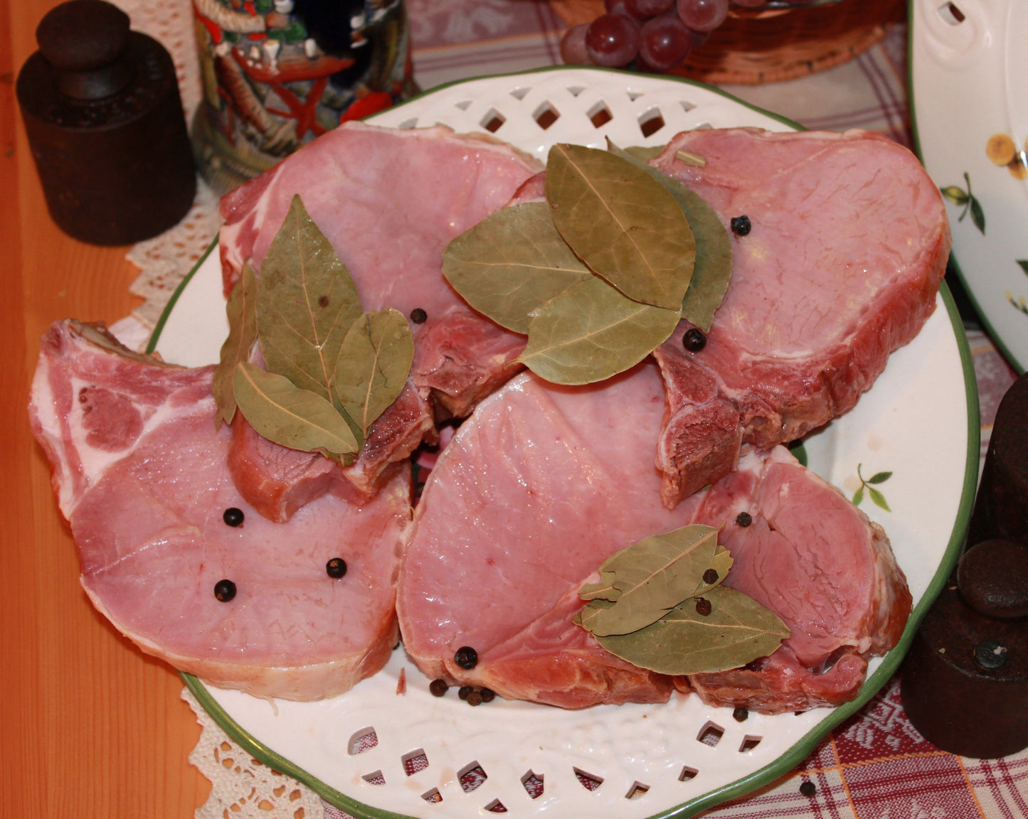 In Scheiben geschnittene geräucherte Lende (350g)