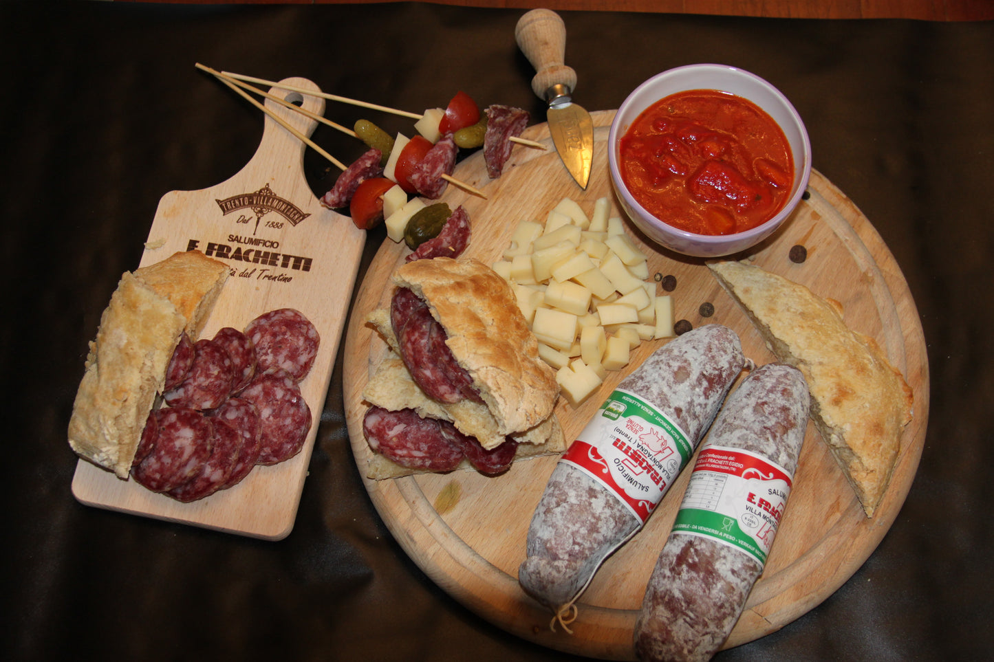 Seasoned Lucanica brand Quality of Trentino (200g)