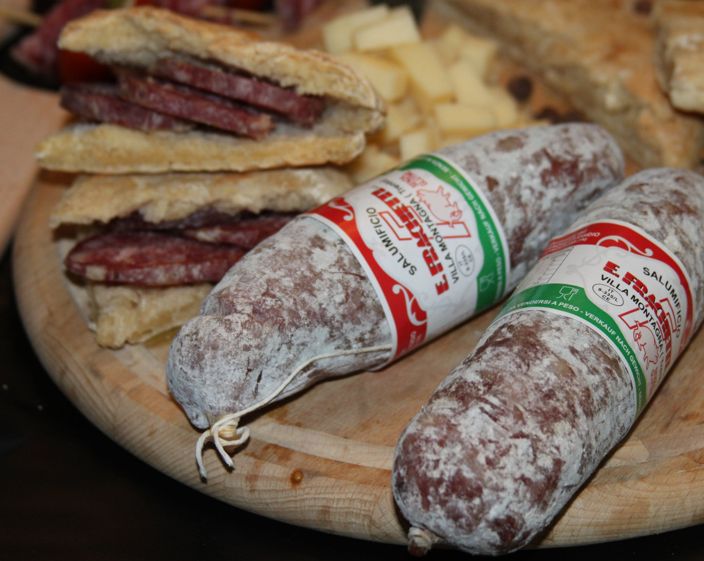 Seasoned Lucanica brand Quality of Trentino (200g)