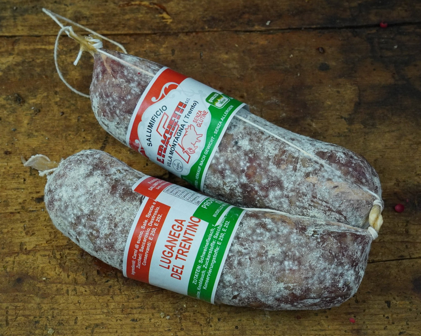 Seasoned Lucanica brand Quality of Trentino (200g)