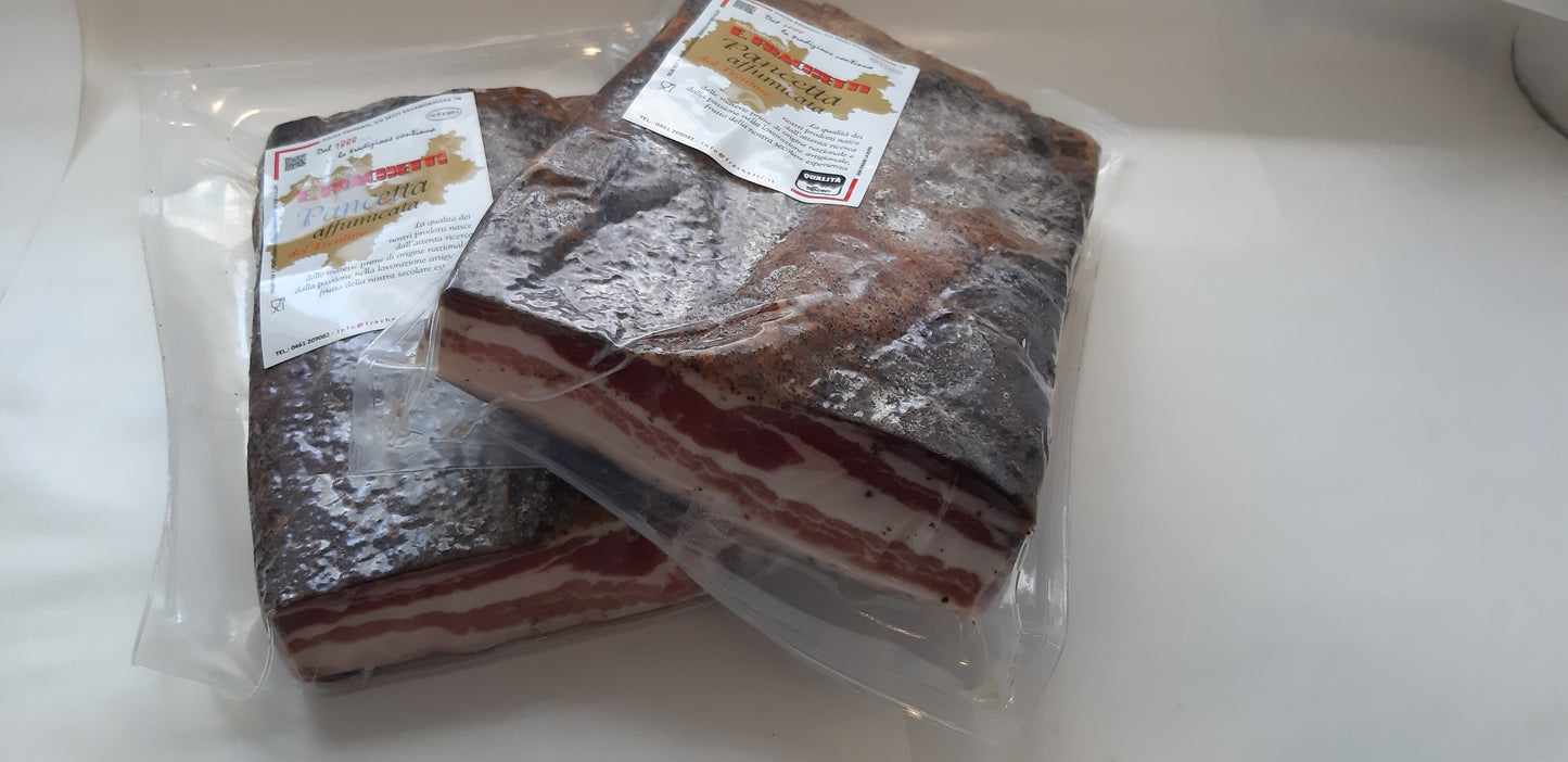 Pancetta affumicata stagionata - Marchio Qualità Del Trentino