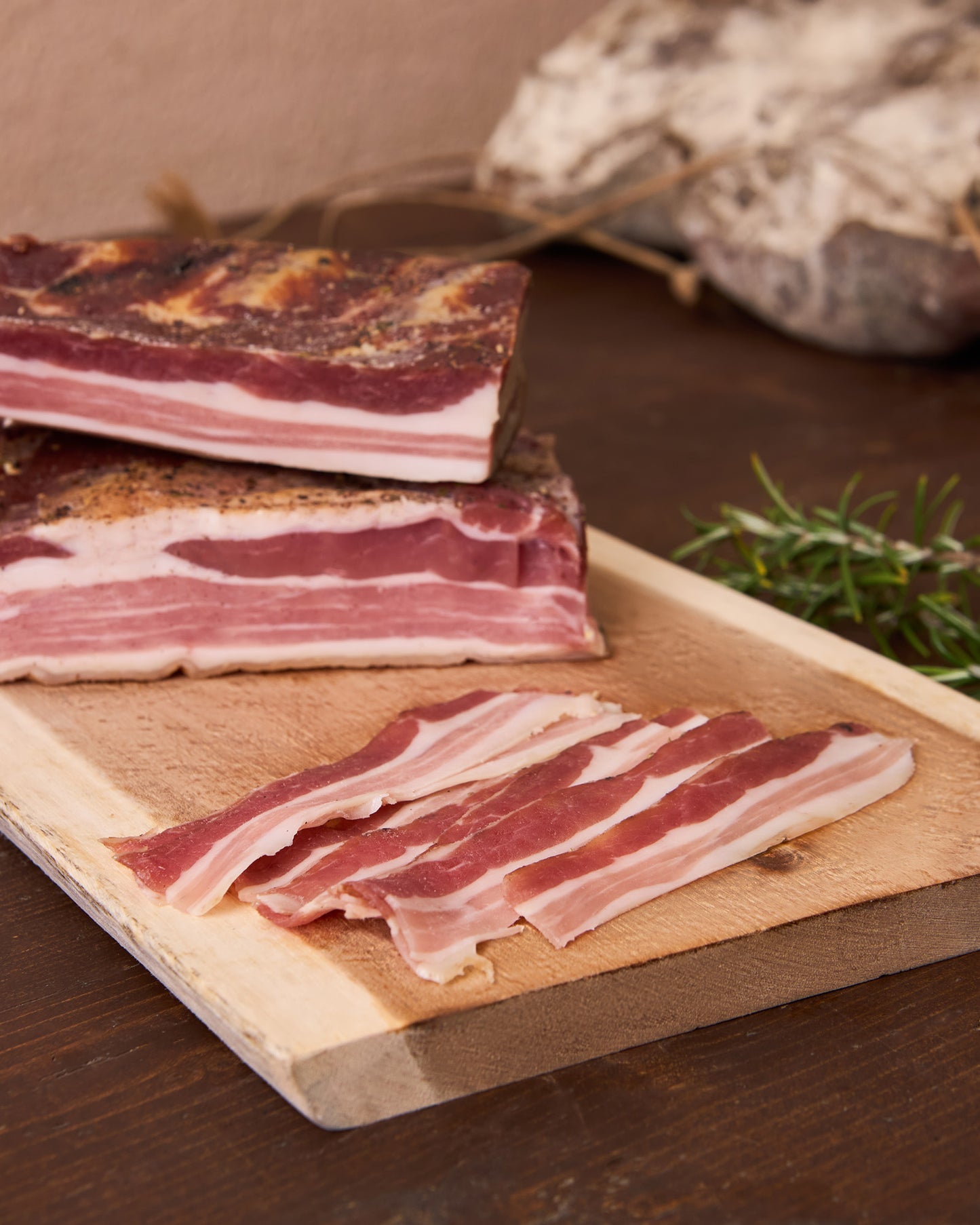 Pancetta affumicata stagionata